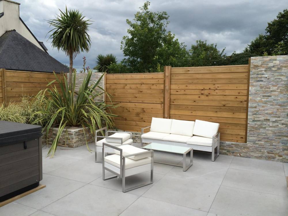 Terrasse Bois Vannes Jardin Piscine Balcon