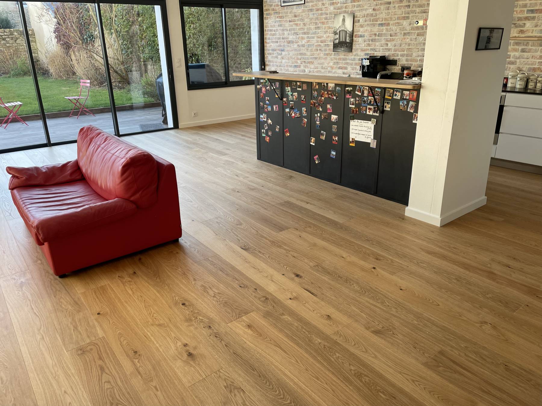 Pose de parquet sur 84m²